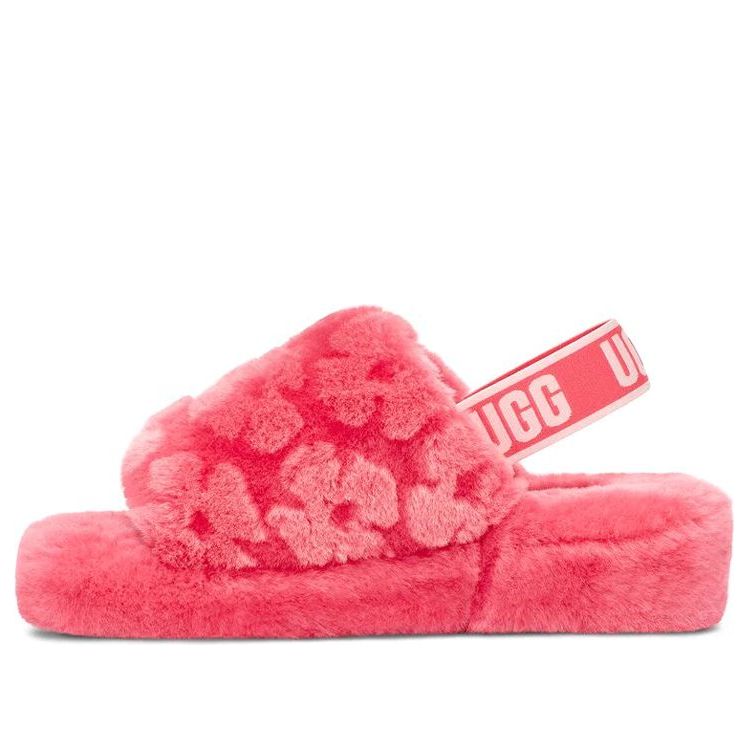 Tenisky a topánky UGG UGG Fluff Yeah Slingback Slippers Ružová | 1118459-PCRL, 0