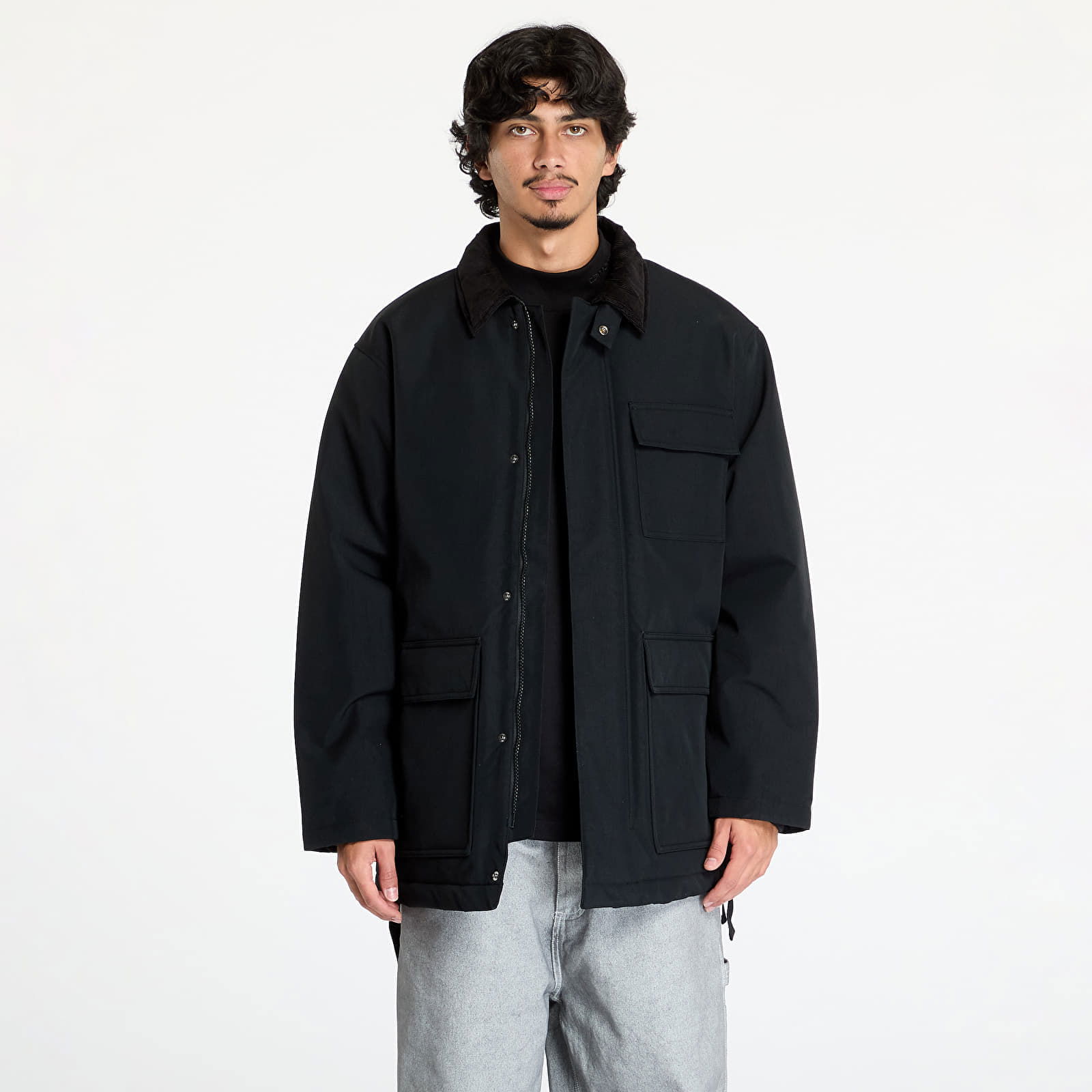 Jacket Clarton Coat UNISEX Black/ Black XS