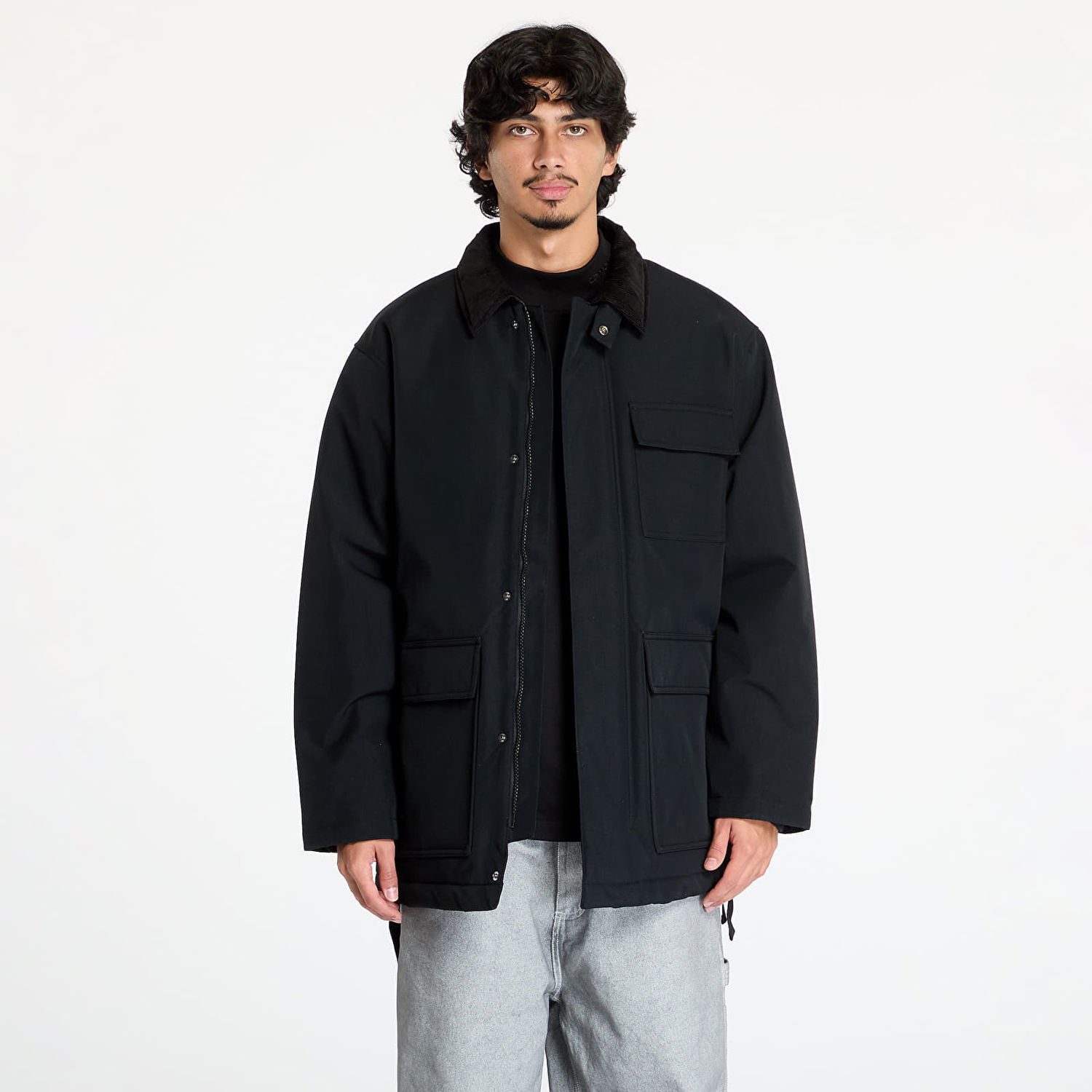 Bunda Carhartt WIP Jacket Clarton Coat UNISEX Black/ Black XS Čierna | I033870.00EXX, 0