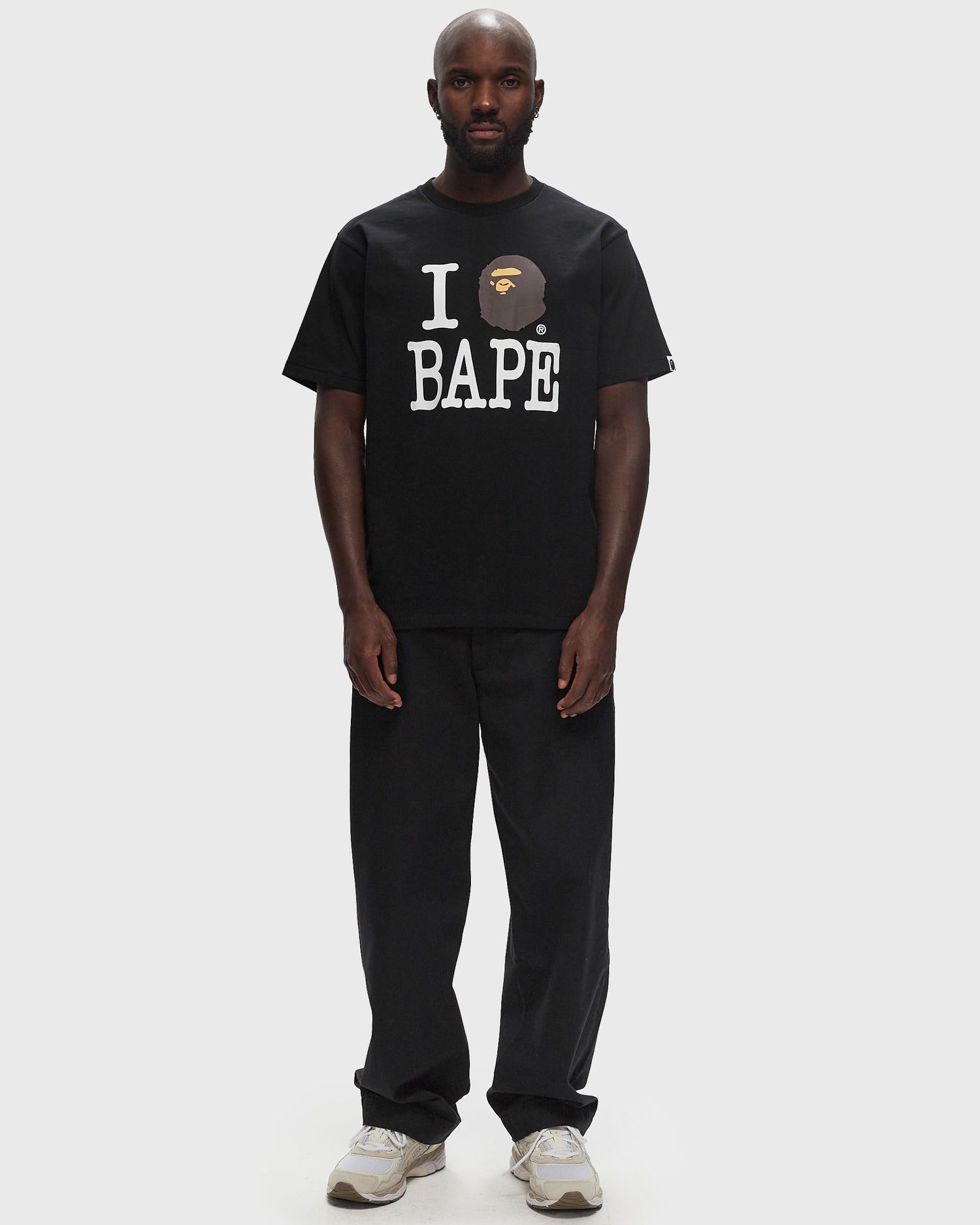 Tričko BAPE I LOVE BAPE TEE XXL Čierna | 001TEK801043MBLK, 1