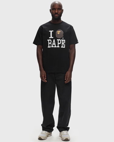 Tričko BAPE I LOVE BAPE TEE XXL Čierna | 001TEK801043MBLK, 1