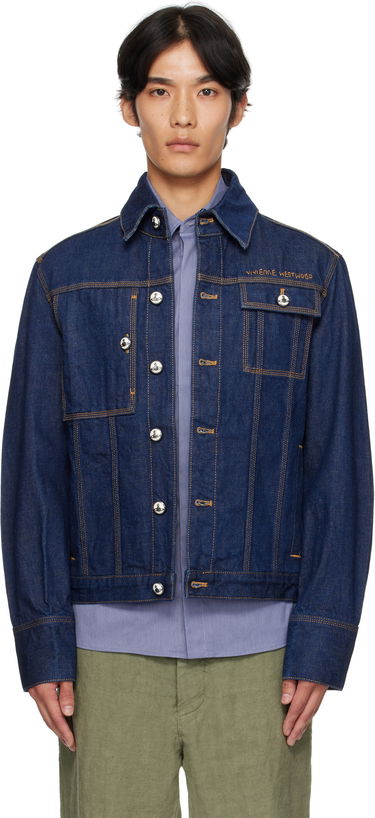 Bunda Vivienne Westwood Vivienne Westwood Worker Denim Jacket Modrá | 2801000I-W0163-, 0