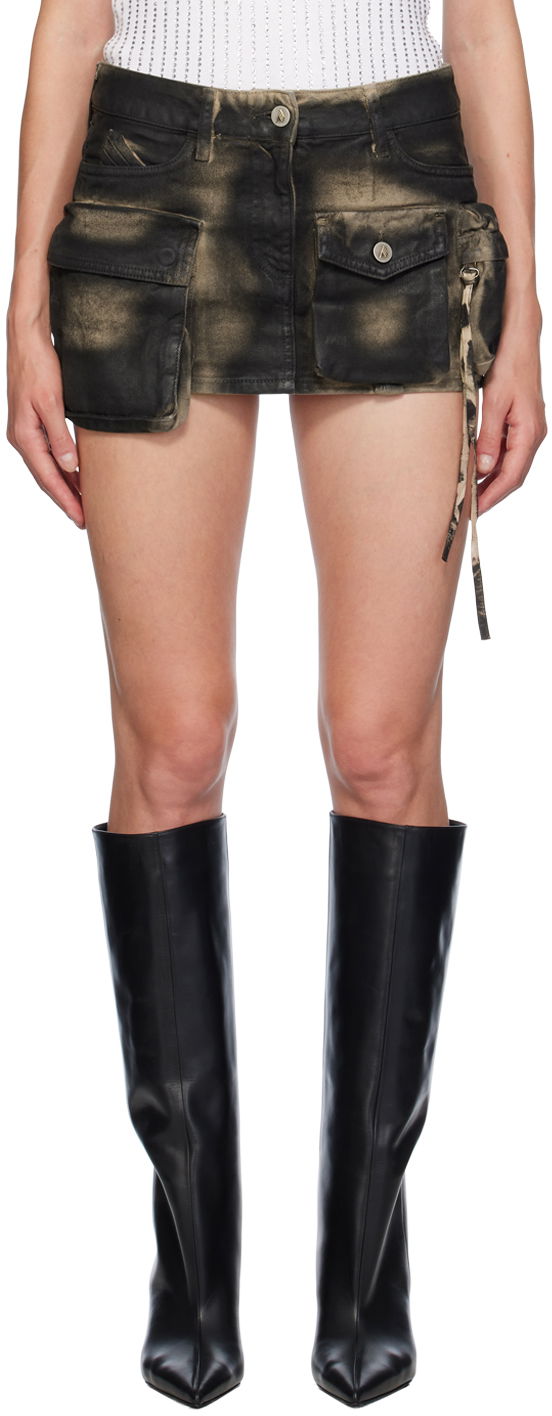 Sukňa The Attico Attico Fay Denim Miniskirt Čierna | SPEWCS136 C109