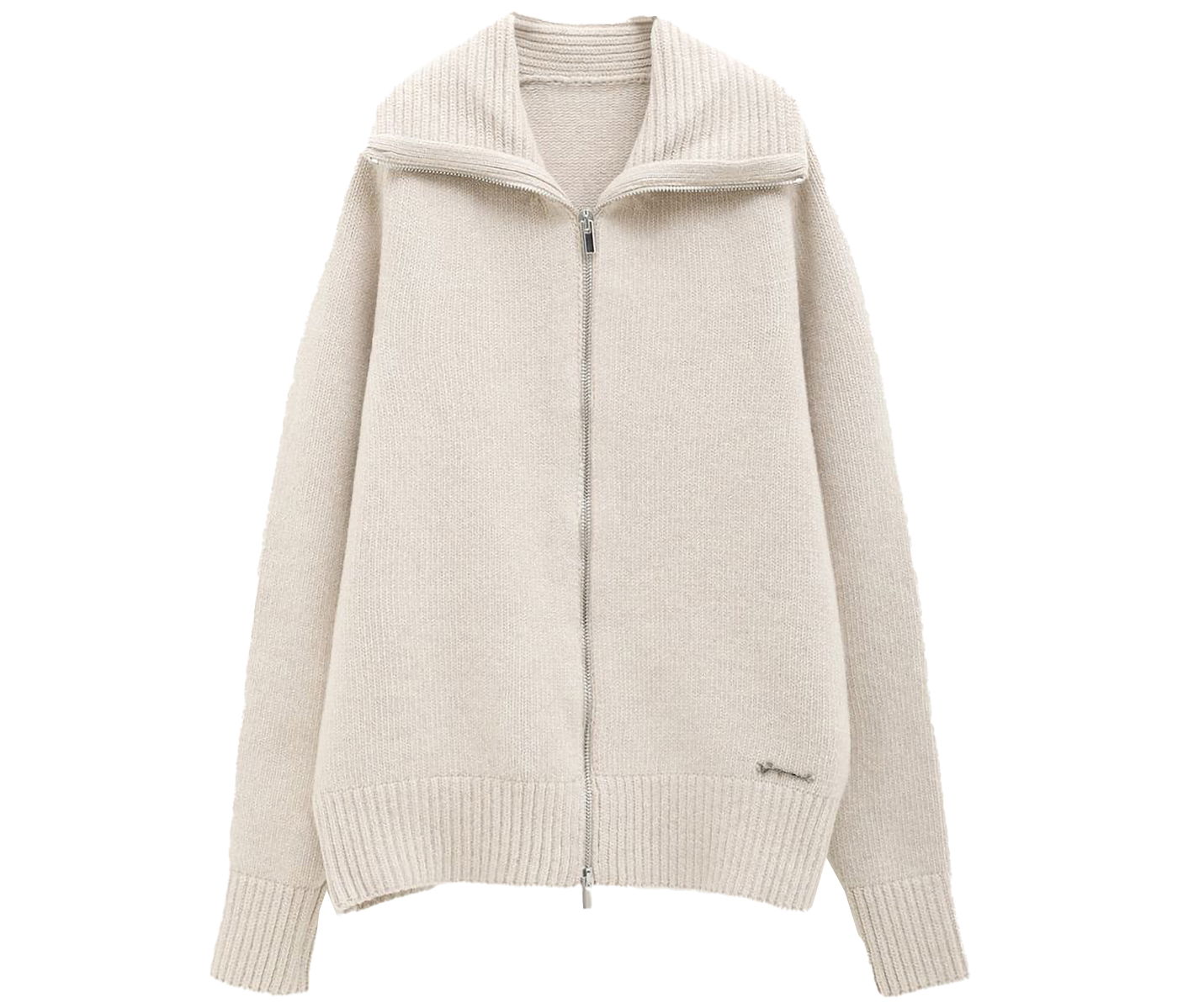 Mikina Jacquemus Le Cardigan Meunier Zip Šedá | 226KN064-2116-150, 0