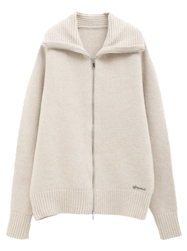 Mikina Jacquemus Le Cardigan Meunier Zip Šedá | 226KN064-2116-150