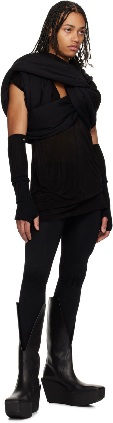Rukavice Rick Owens Rick Owens Hollywood Rasato Knit Arm Warmers Čierna | RU01E5488 WS, 2