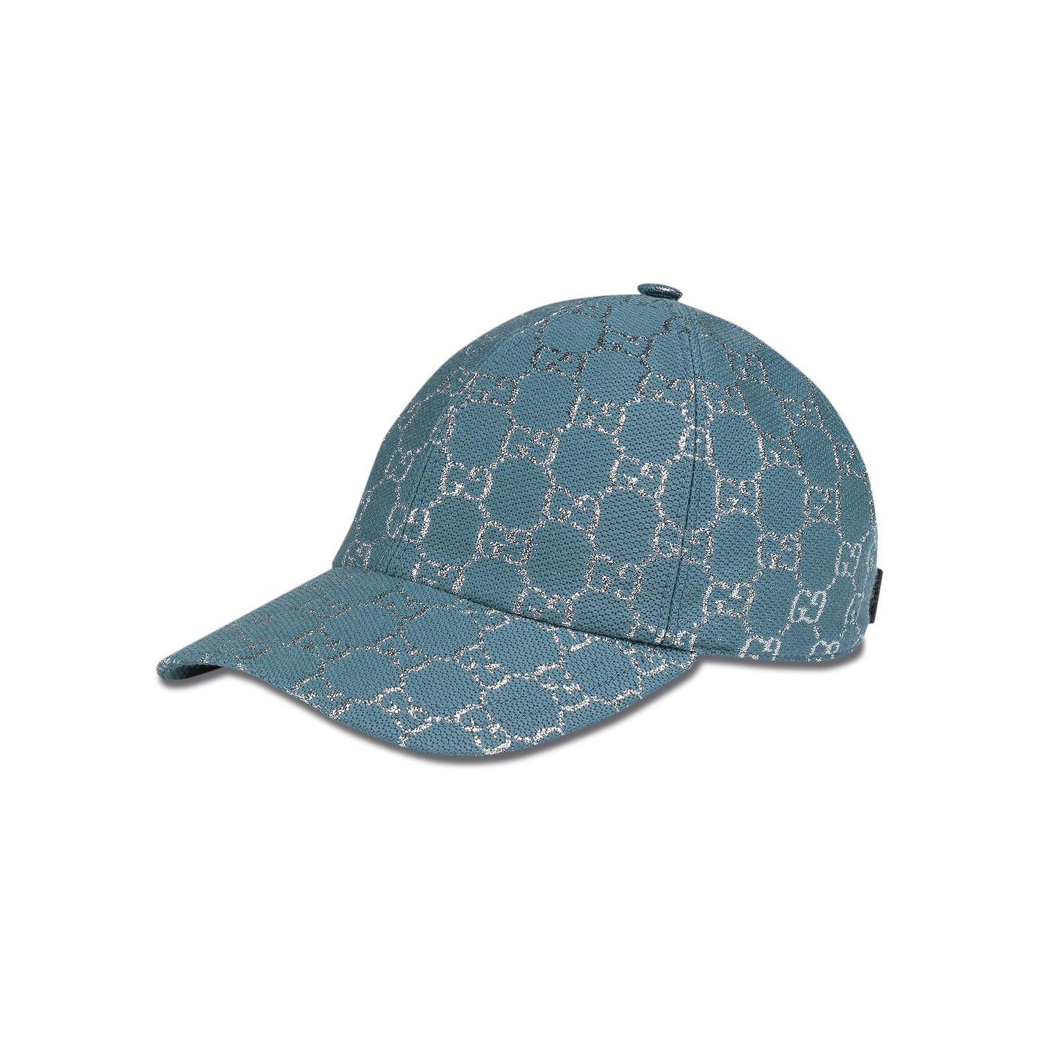 Šiltovka Gucci GG Lamé Baseball Cap Tyrkysová | 631953 3HK75 4660, 1