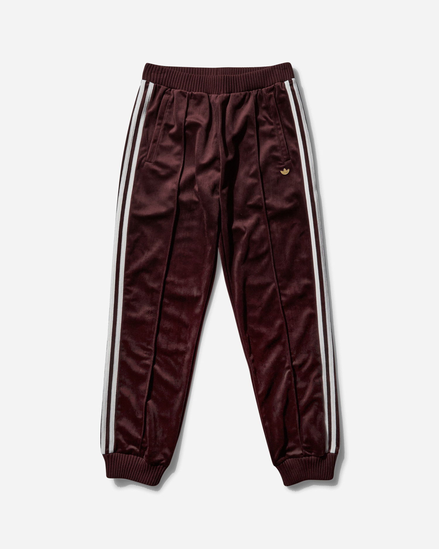 Tepláky adidas Originals Premium Brushed Velvet Track Pants Shadow Brown Hnedá | IX0962, 1