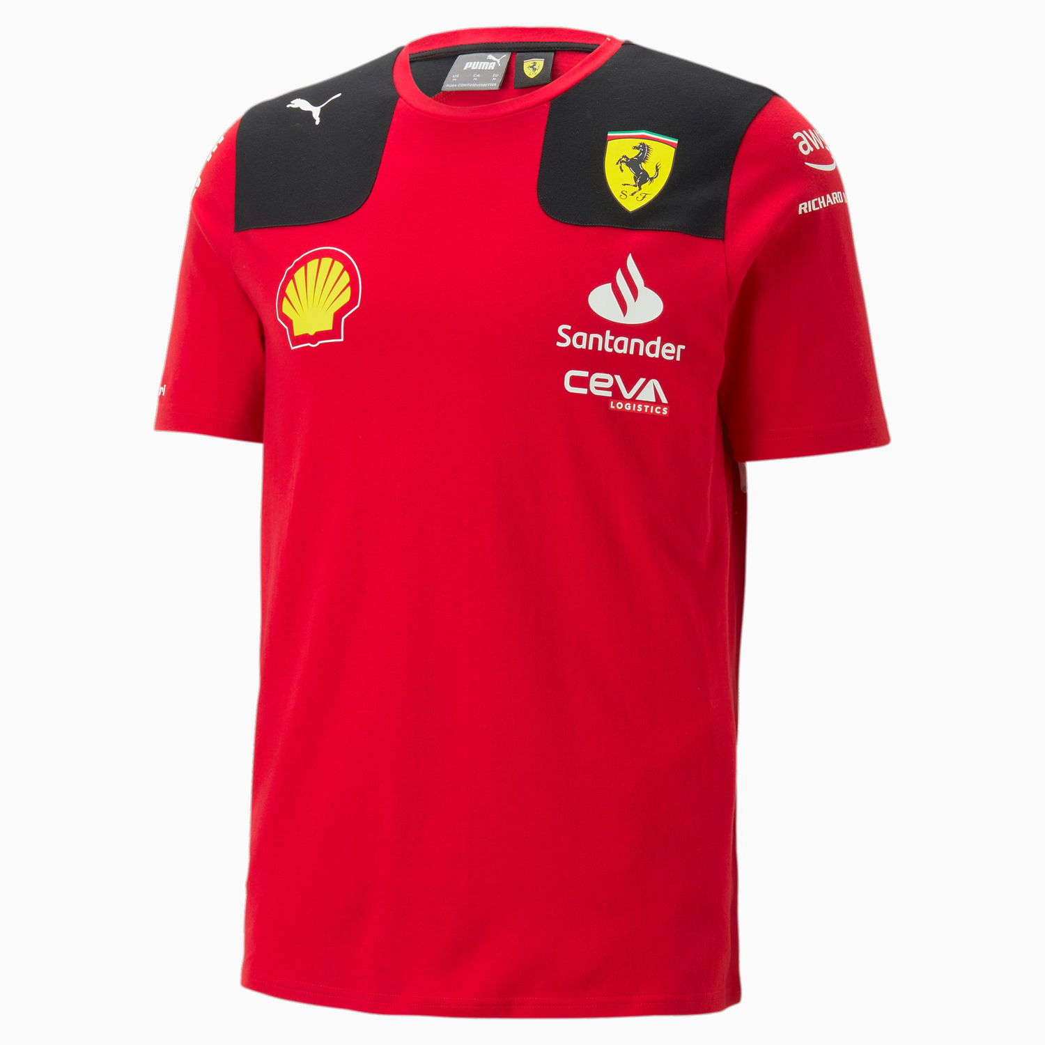 Tričko Puma Scuderia Ferrari 2023 Team Replica Charles Leclerc T-Shirt Červená | 763420_01, 0
