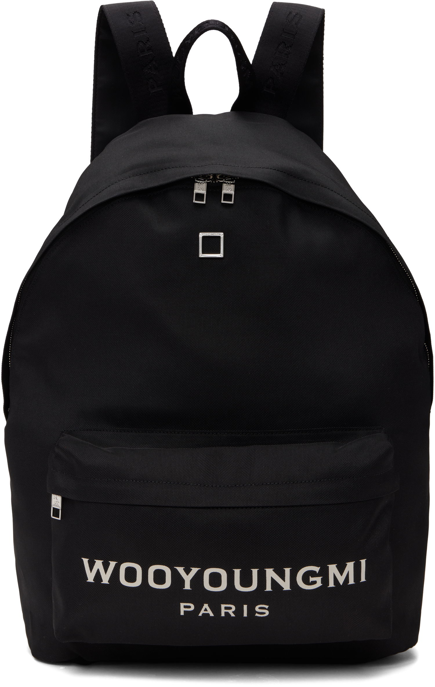 Batoh WOOYOUNGMI Logo Backpack Čierna | W243BA01, 0