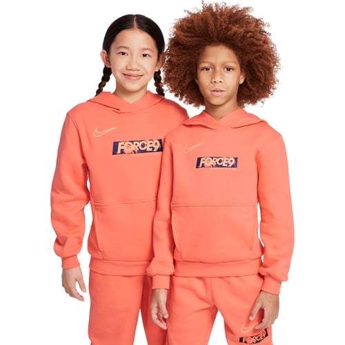 Mikina Nike Club Fleece Kids' Hoodie Oranžová | HJ3837, 0