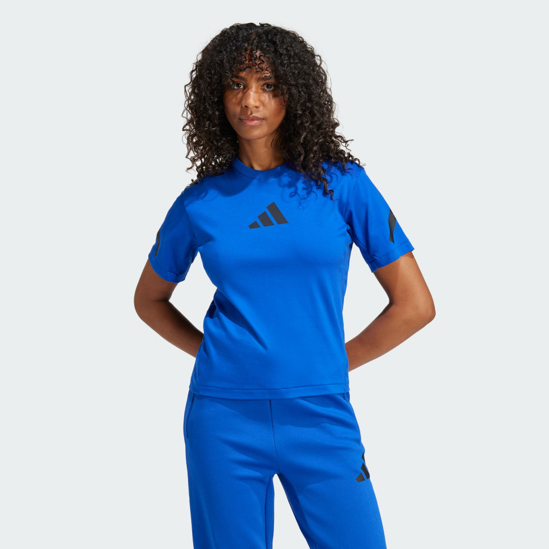 Tričko adidas Performance Z.N.E. T-Shirt Modrá | JF6392, 0
