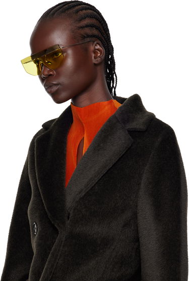 Slnečné okuliare Prada Runway Rimless Shield Sunglasses Žltá | 0PR B55S 8056262453162, 3