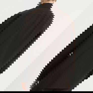 Bunda Dries Van Noten Dries Van Noten Overdyed Double Weave Cotton Shirt Jacket Hnedá | 252-020792-2101-703, 3