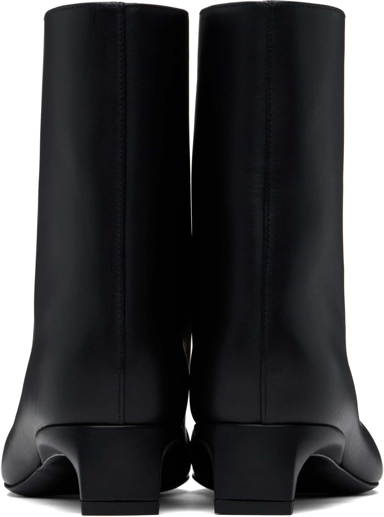 Starostlivosť o obuv Loulou de Saison Loulou de Saison Leather Ankle Boots Čierna | CELINE, 1