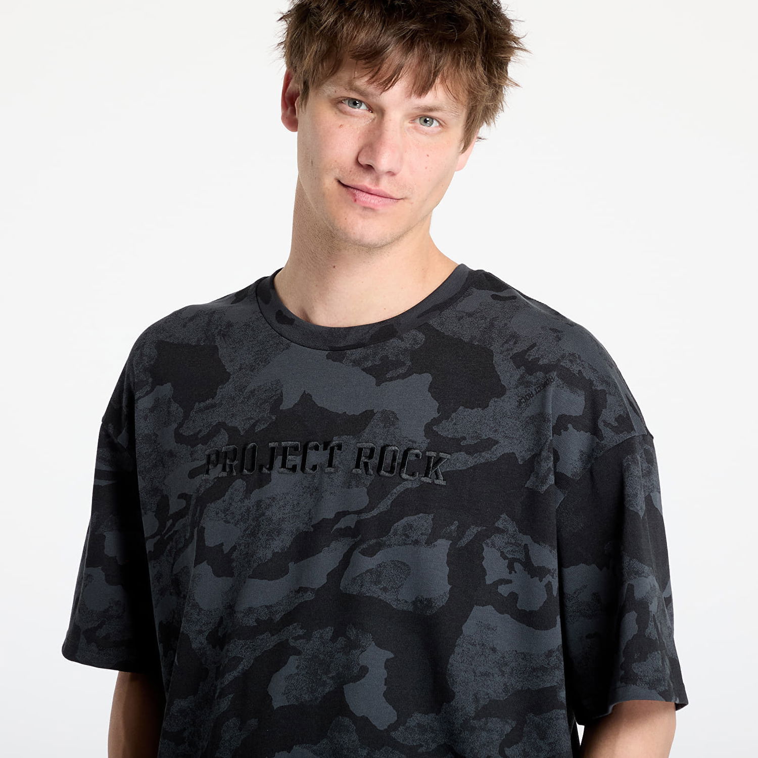 Tričko Under Armour Project Rock All Over Print T-Shirt Čierna | 1389976-001, 1