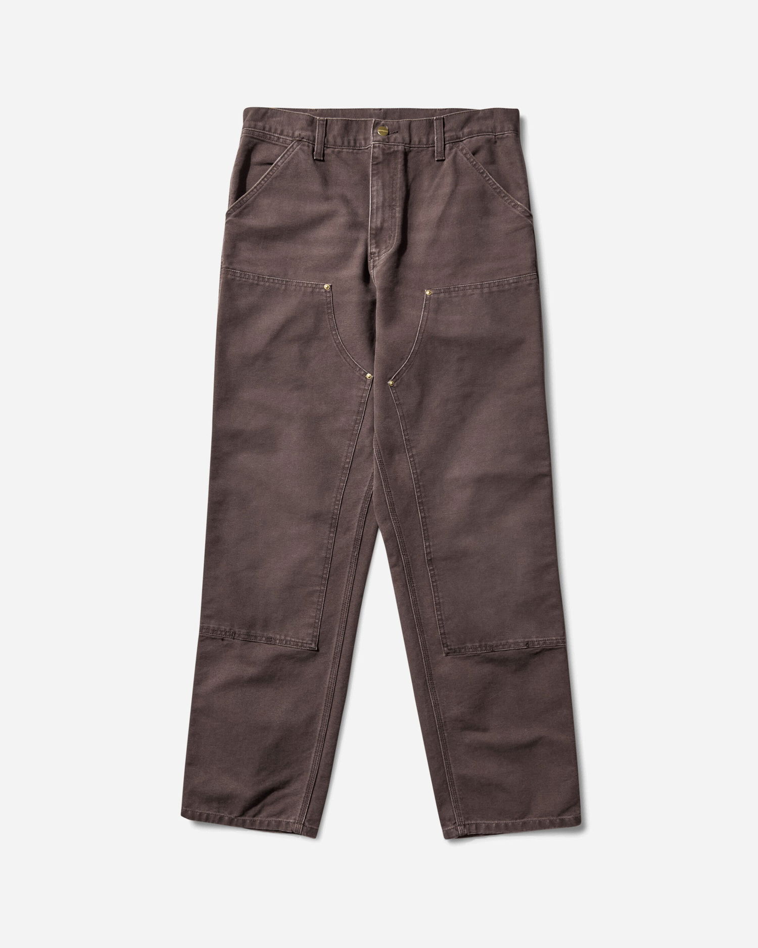 Nohavice Carhartt WIP Double Knee Work Pants Hnedá | I034796 474O, 1