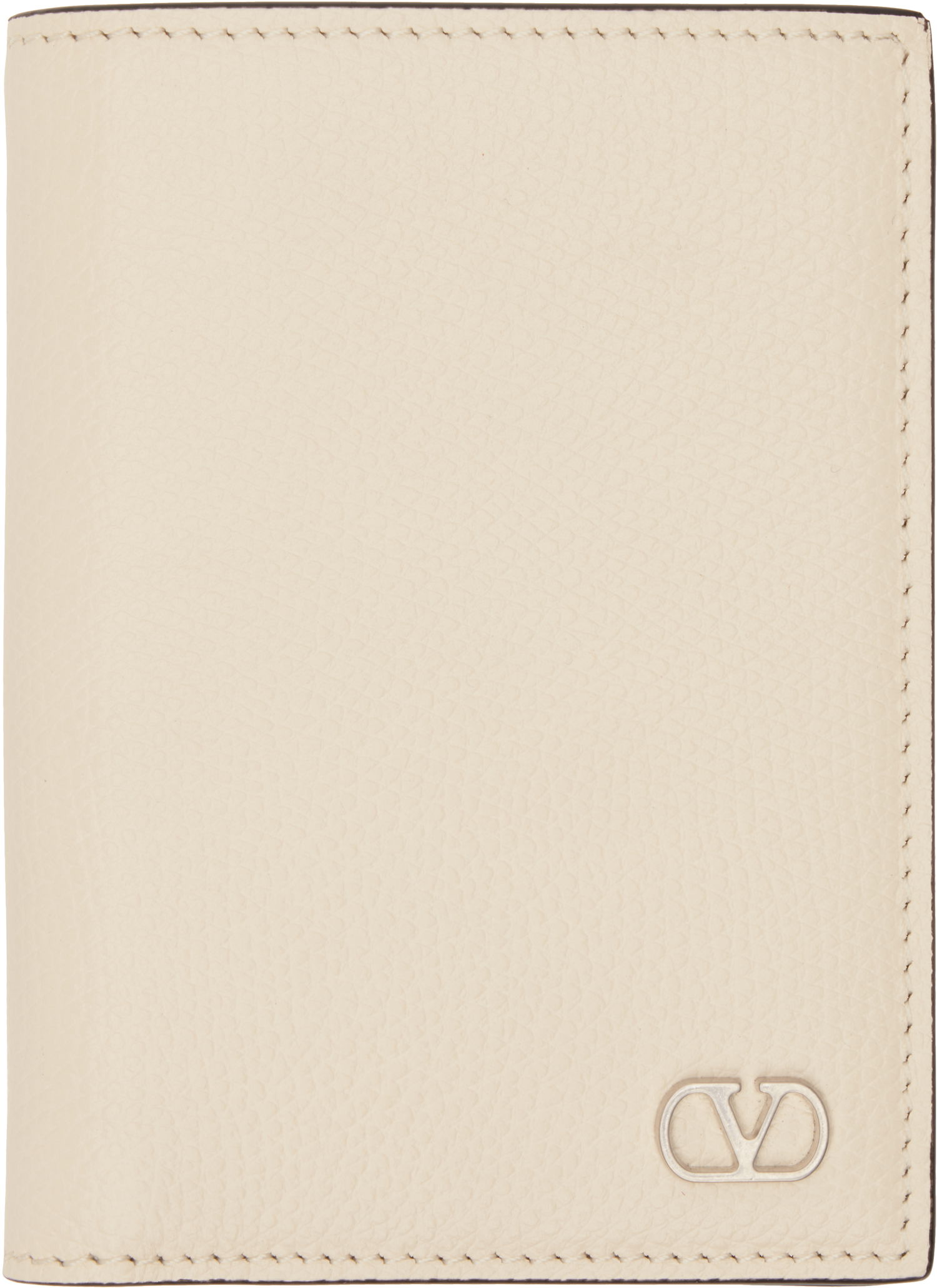 Peňaženka Valentino Valentino Garavani VLogo Signature Card Holder Béžová | 6Y2P0V06UAG, 0