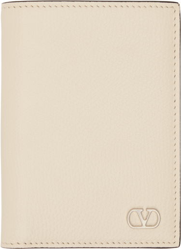 Peňaženka Valentino Valentino Garavani VLogo Signature Card Holder Béžová | 6Y2P0V06UAG, 0