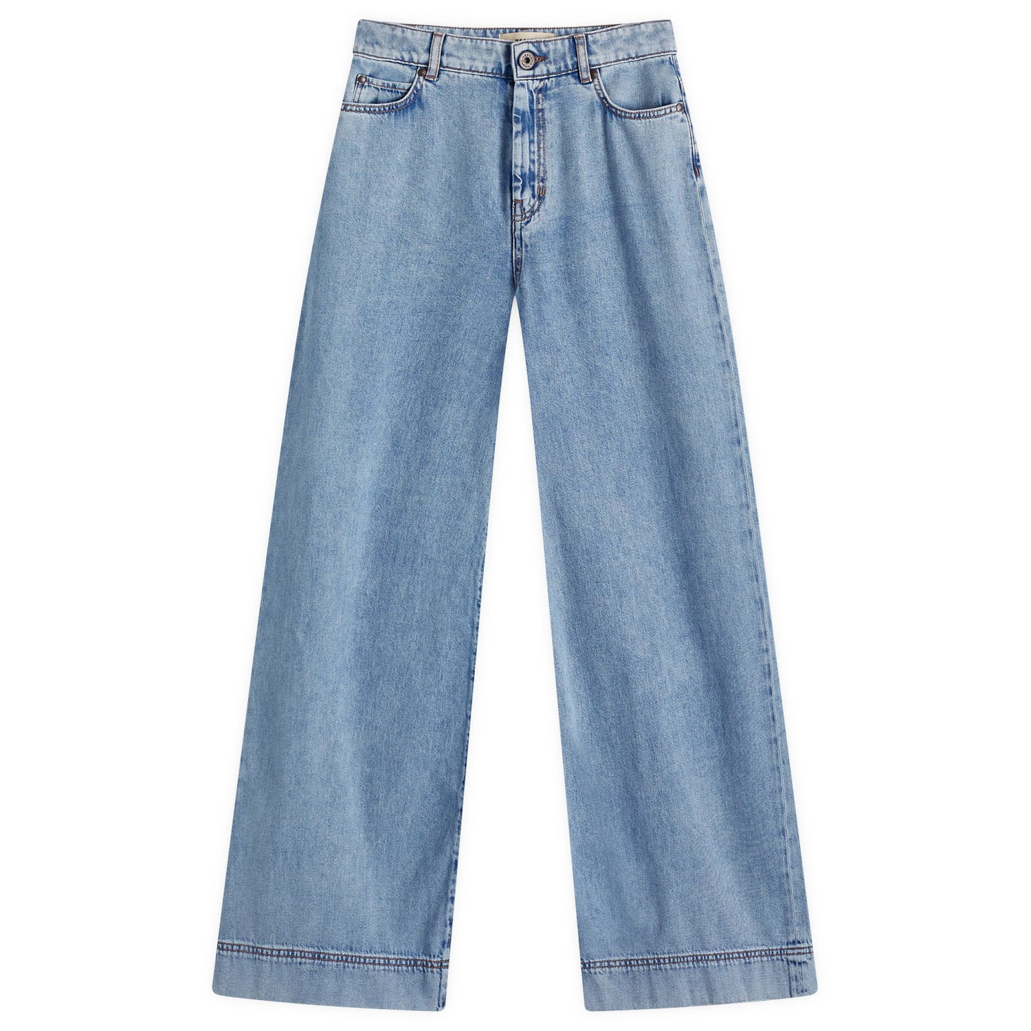 Džínsy Max Mara Weekend Max Mara Vega Wide Leg Jeans Modrá | 2515181061600, 0