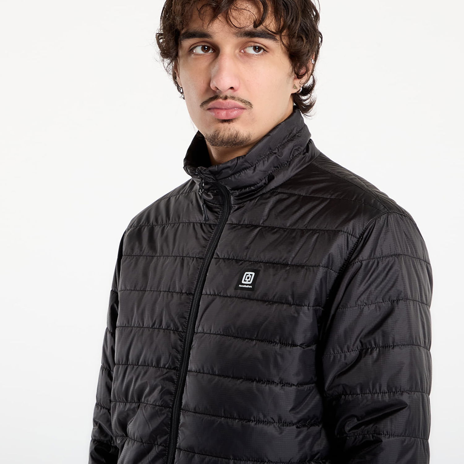 Prešívaná bunda Horsefeathers Aiden Padded Jacket Čierna | TM081A, 1