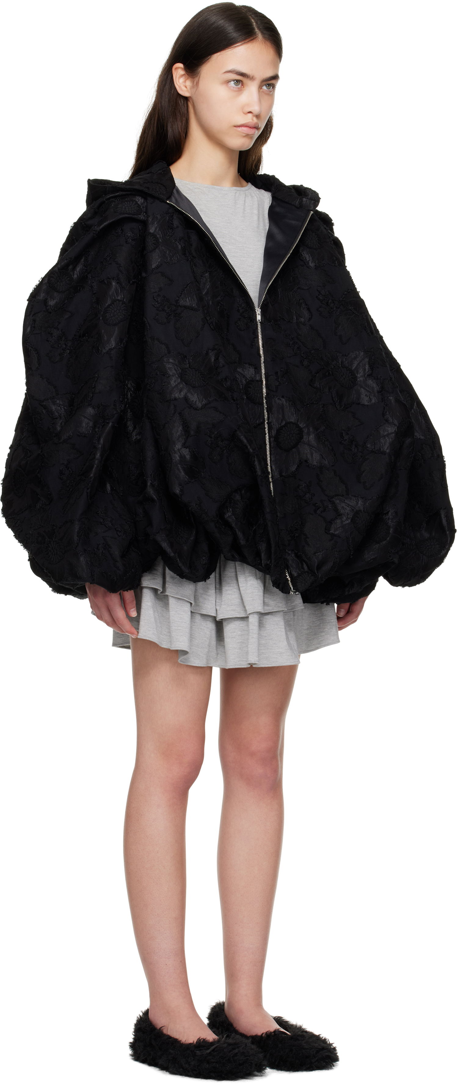 Bunda Collina Strada Collina Strada Pillow Hooded Jacket Čierna | XX5011, 1