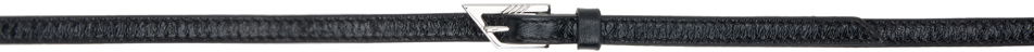 Opasok The Attico Attico Pin-Buckle Belt Čierna | 247WKE23 L070, 0
