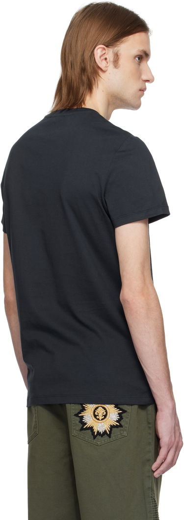 Tričko Balmain Balmain Vintage Gel T-Shirt Čierna | EH0EF000BC98, 2