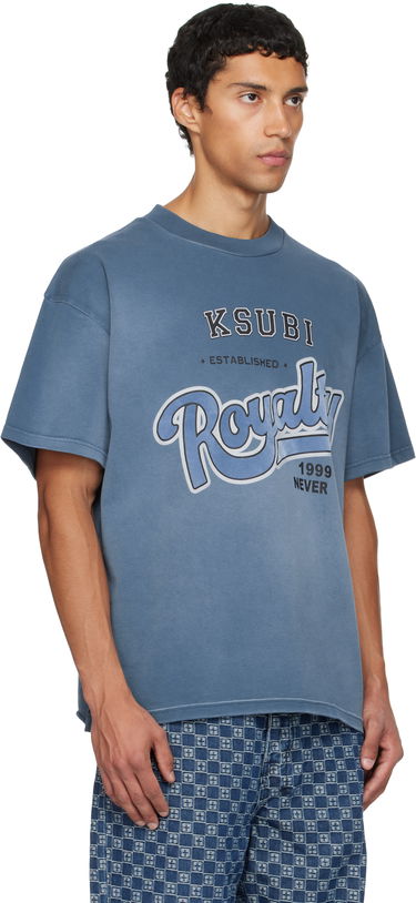 Tričko Ksubi Ksubi Champions Ekcess Short Sleeve T-Shirt Modrá | MFA25TE009, 1