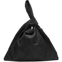 Large Black Knotted Tote Bag