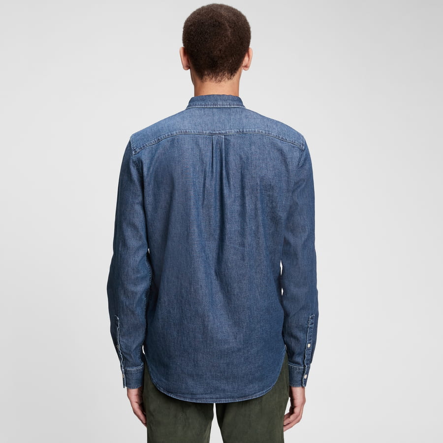 Košeľa GAP Denim Shirt Modrá | 736872-00, 1