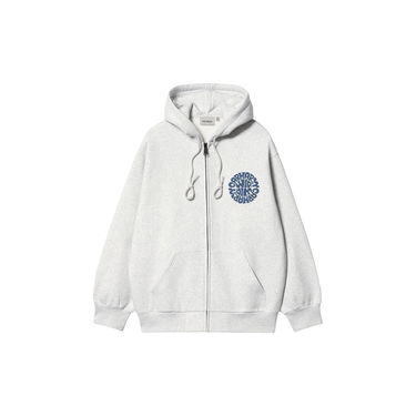 Mikina Carhartt WIP Hooded Jazzy Sweat Jacket Šedá | I034731_24, 2