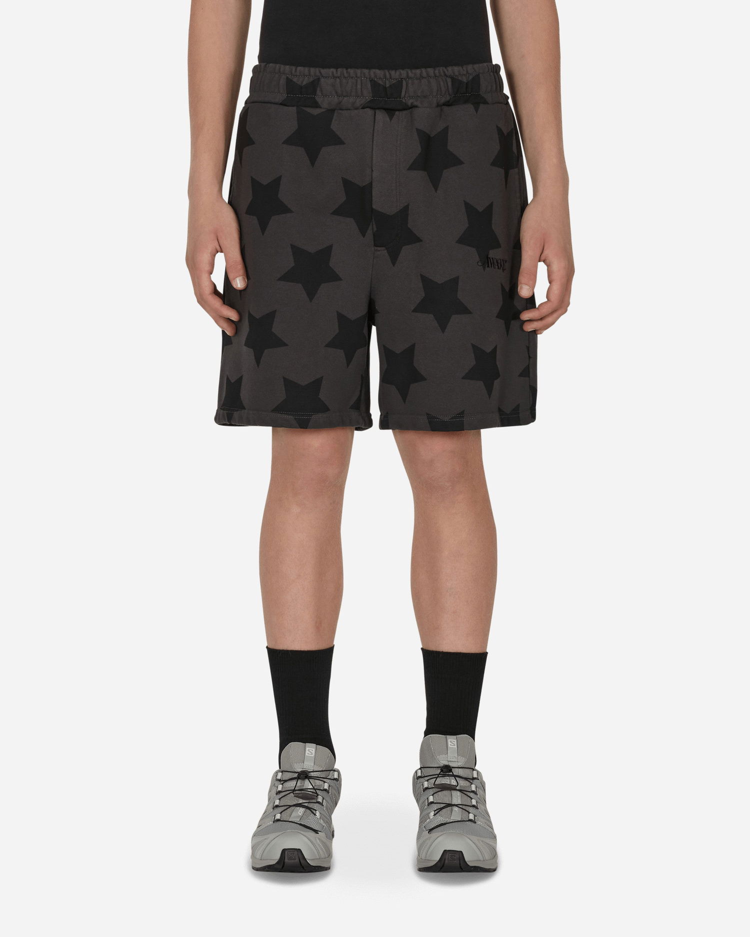Šortky Awake NY Star Printed Sweatshorts Čierna | AWK-SP22-SH001 CHARCOALBLACK, 0