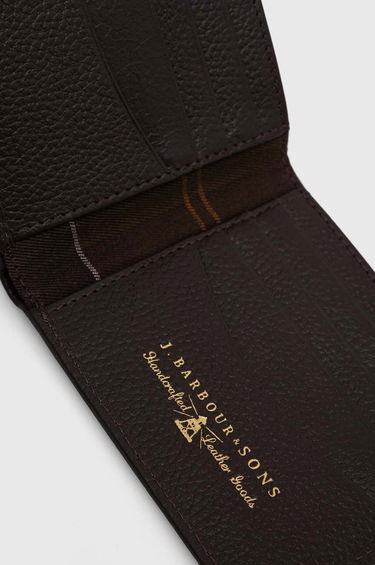 Peňaženka Barbour Barbour Leather Wallet Hnedá | MLG0007, 1