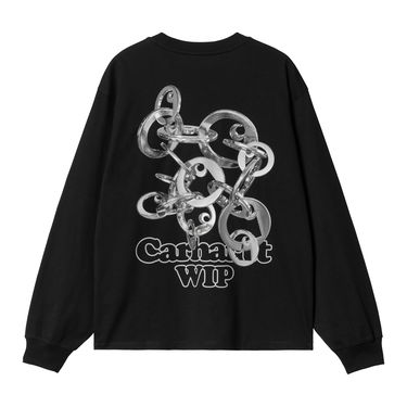 Tričko Carhartt WIP Long Sleeve Charms T-Shirt Čierna | I034412_4, 1