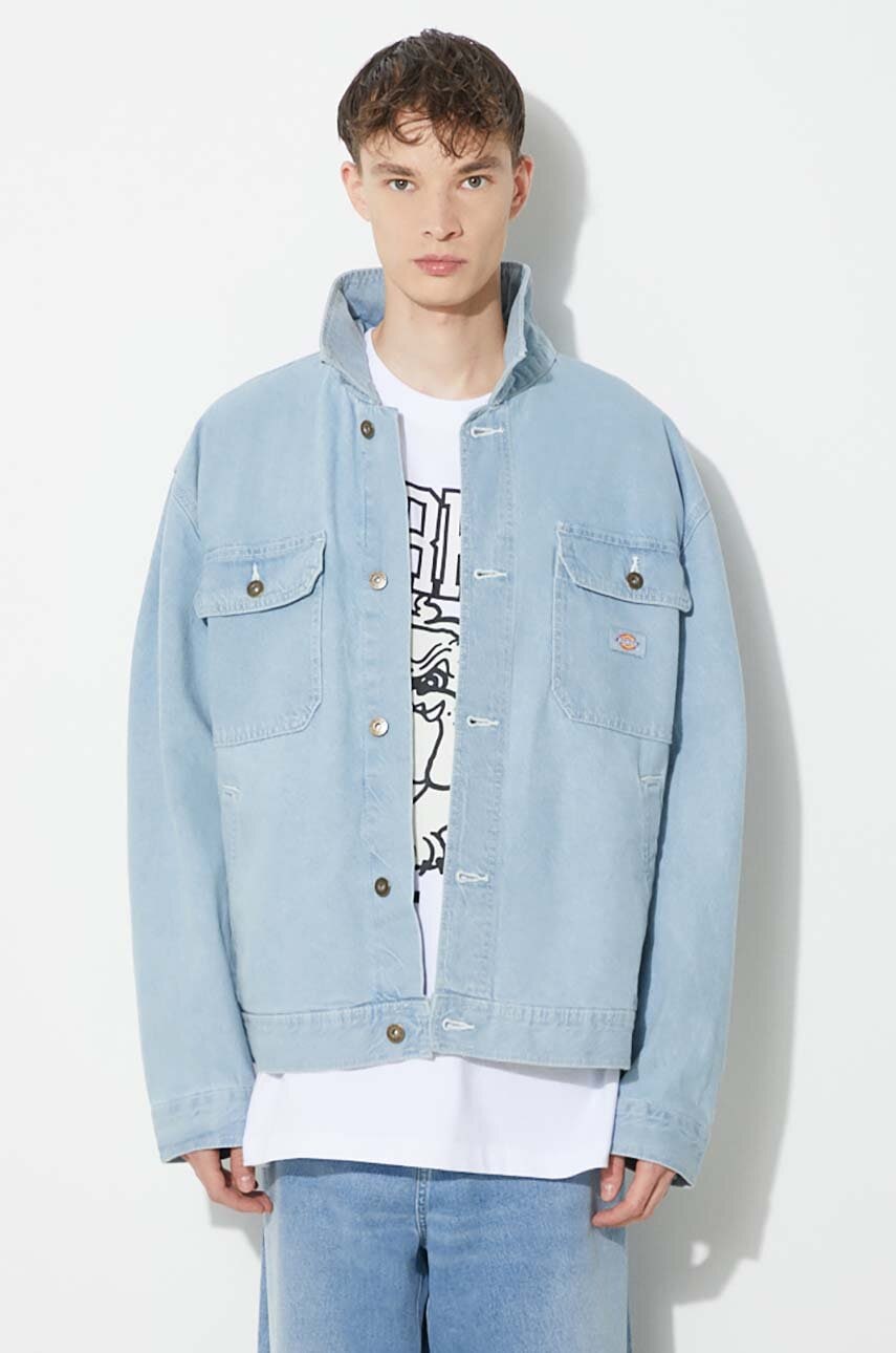 Bunda Dickies Madison Transitional Denim Jacket Modrá | DK0A4YER, 0
