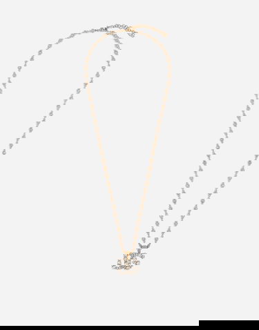 Náhrdelník Dolce & Gabbana Necklace With Rhinestone Dg Logo Metalická | WNQ6L6W1111ZOO00, 3
