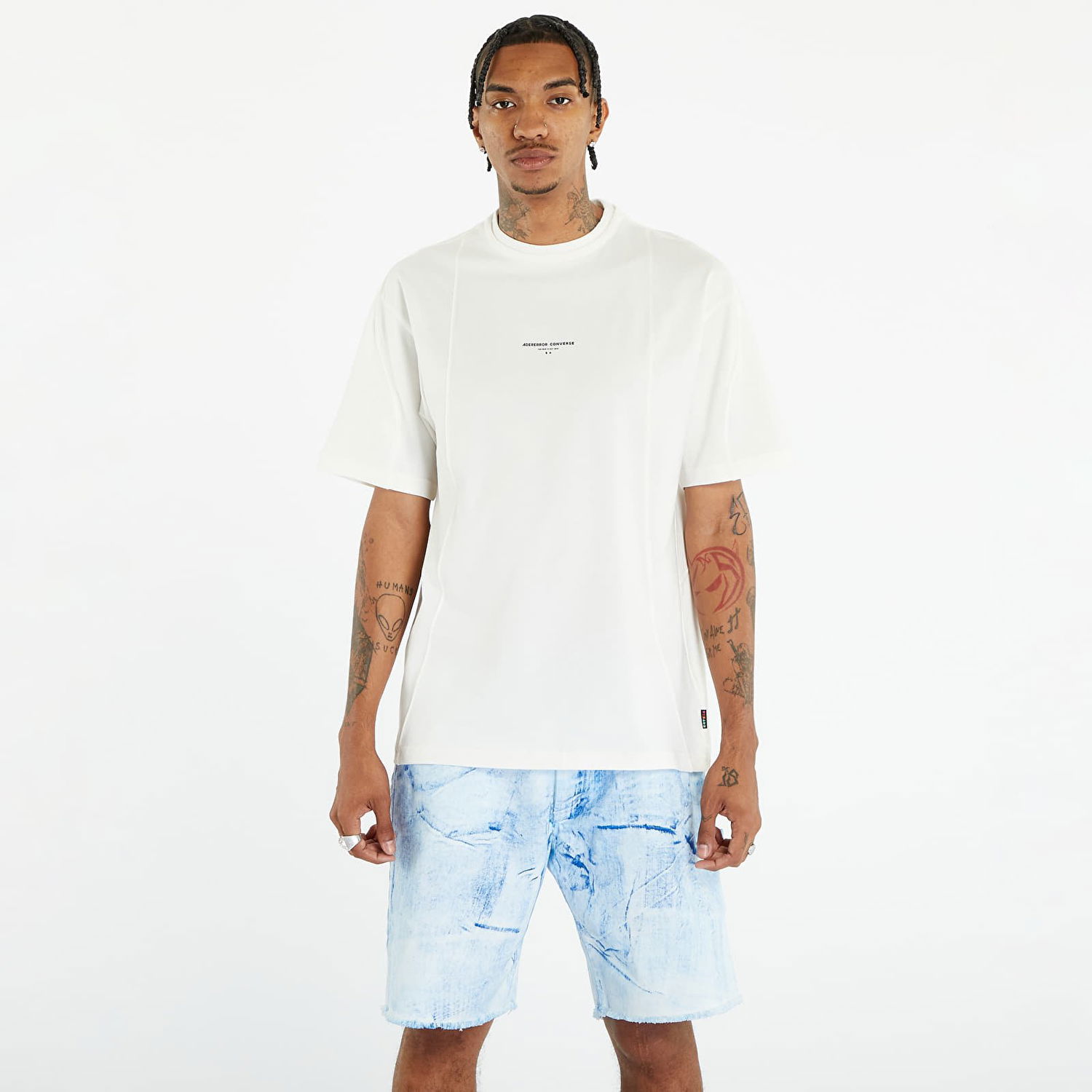 Tričko Converse x ADER ERROR SHAPES TCloud Dancer Biela | 10025817-A01, 0