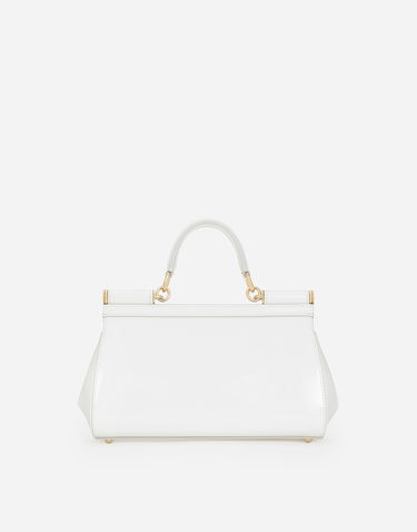 Kabelka Dolce & Gabbana Elongated White Leather Handbag Biela | BB7652A103780002, 2