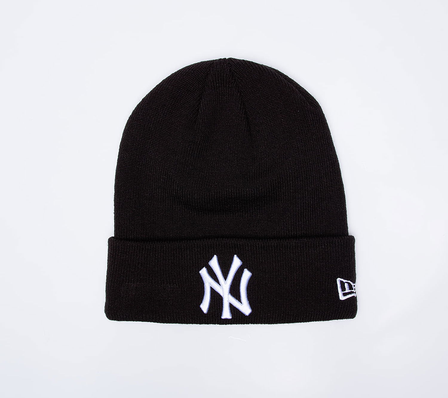 Kulicha New Era MLB Essential Cuff Knit Beanie NY Čierna | 12122728, 0