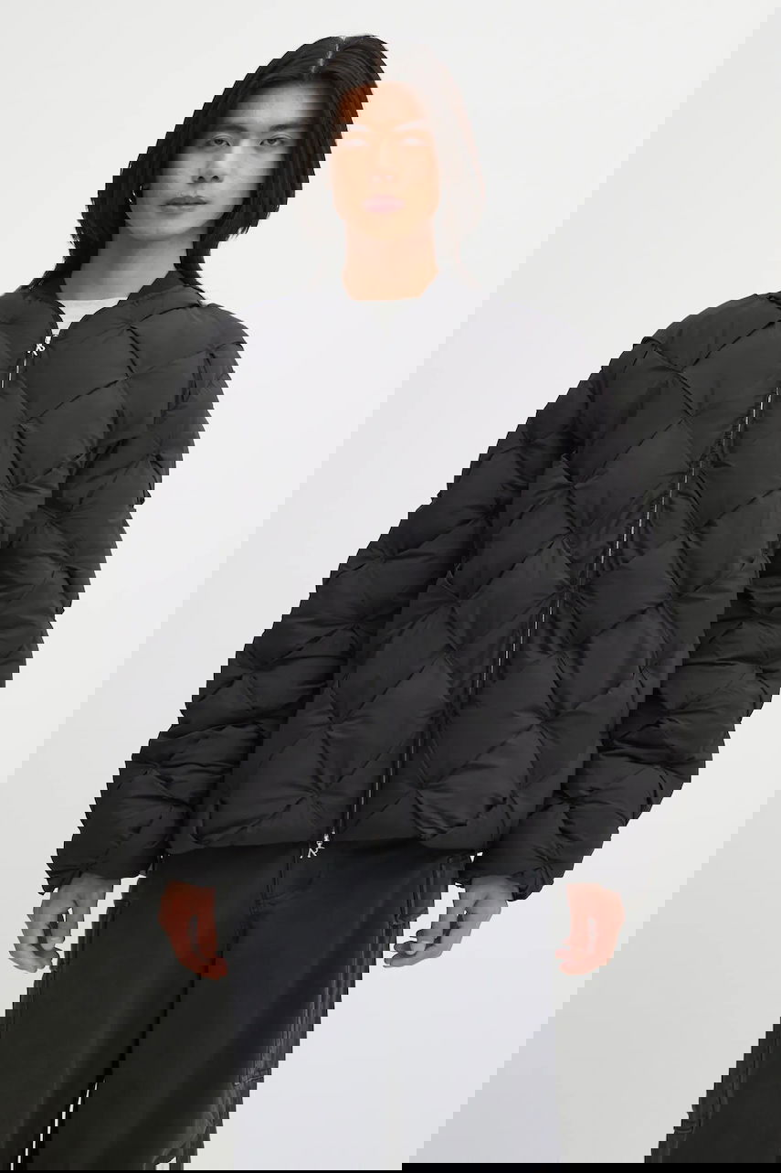 Prešívaná bunda Represent Clo Diamond Quilted Pillow Puffer Bomber Jacket Čierna | MLM100124, 0