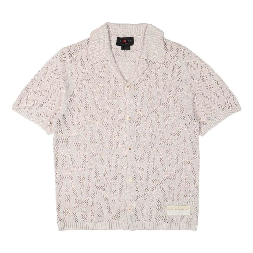 Sveter Jordan Jordan x A Ma Maniere Shooting Knitted Shirt Béžová | HF0535-030