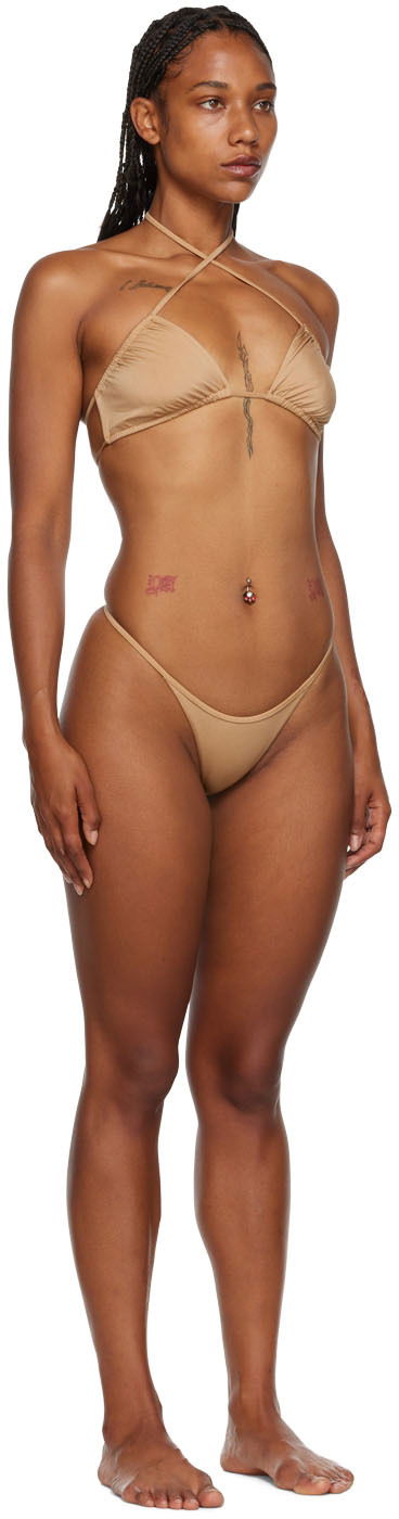Plavky Blumarine Blumarine Exclusive Bikini Hnedá | 2D008A, 1
