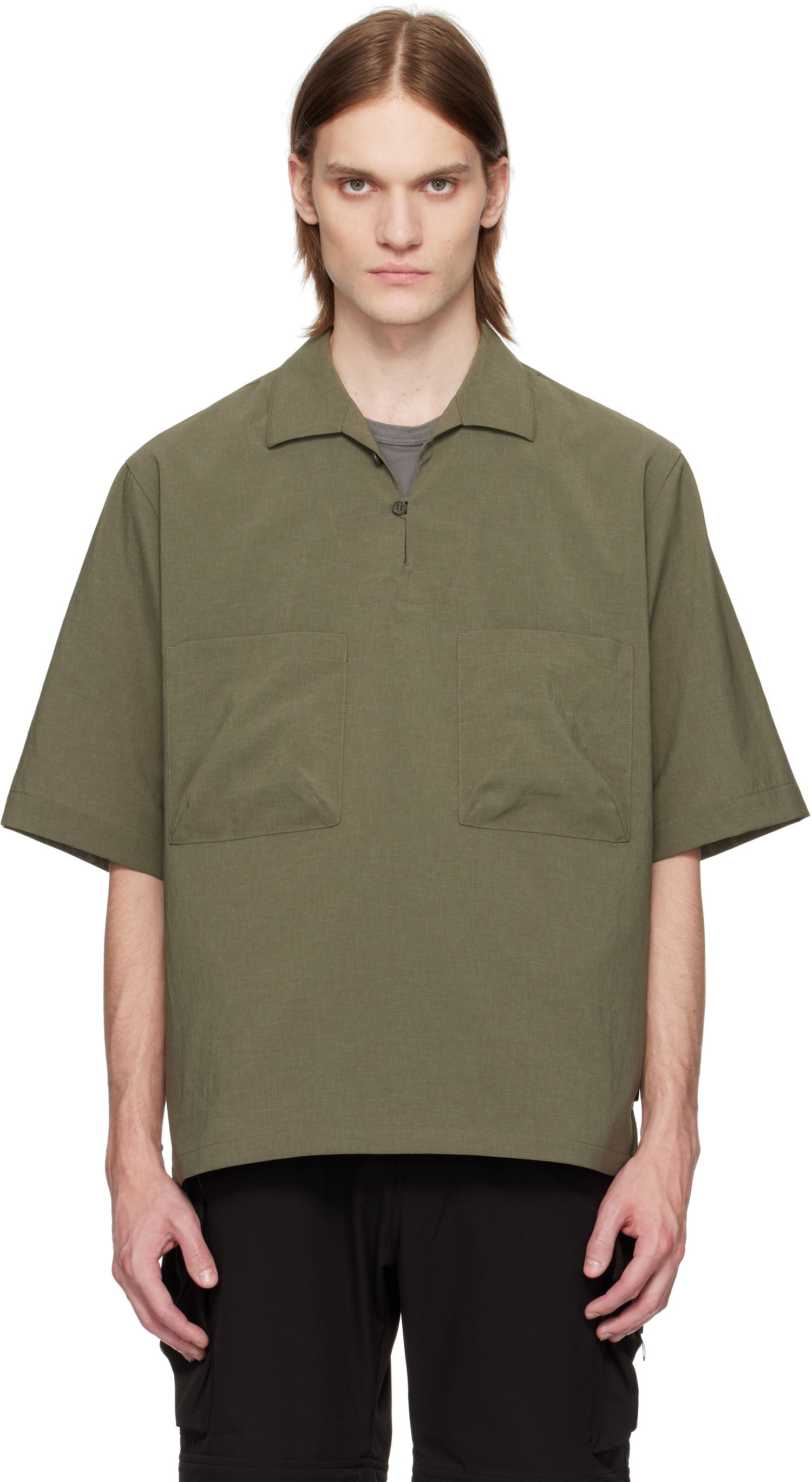 Košeľa Snow Peak Snow Peak Light Poplin Shirt Zelené | SH-25SU004, 0