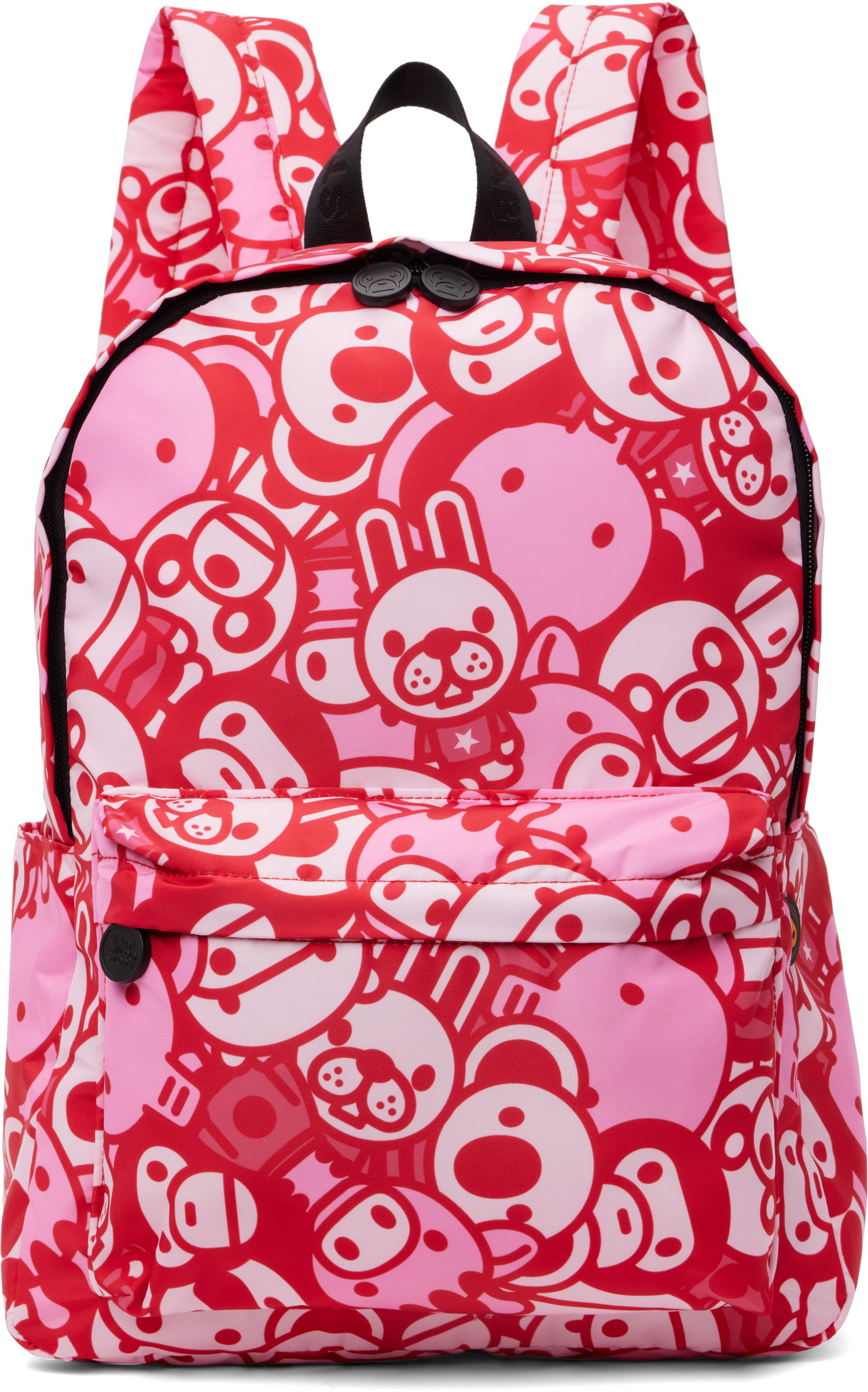 Batoh BAPE A Bathing Ape ABC Milo All Friends Medium Backpack Červená | 0MXBGW4274XXO, 0