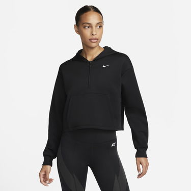 Mikina Nike Dri-FIT Graphic 1/2-Zip Training Hoodie Čierna | DQ6302-010, 0