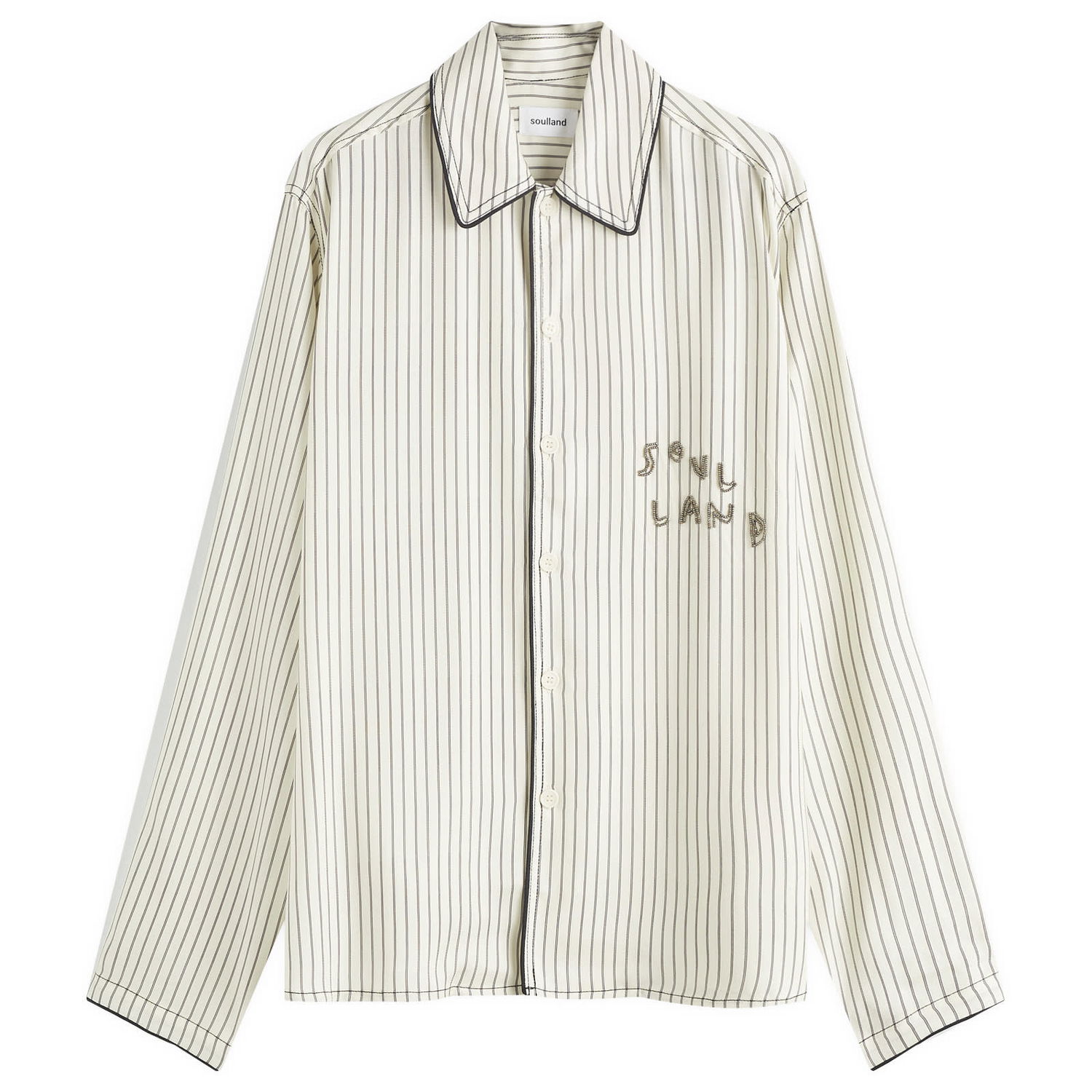 Košeľa Soulland Tyra Overshirt Large Biela | 42047-1259-OWM, 0