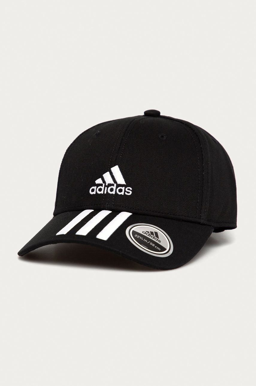 Čiapky a klobúky adidas Performance Baseball 3-Stripes Twill Čierna | FK0894, 0