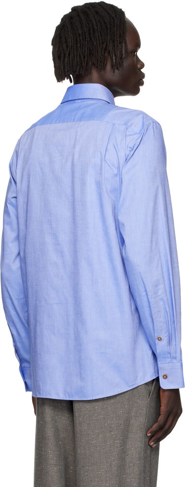 Košeľa Vivienne Westwood Vivienne Westwood Two Button Krall Shirt Modrá | 24010005-W017R-, 2