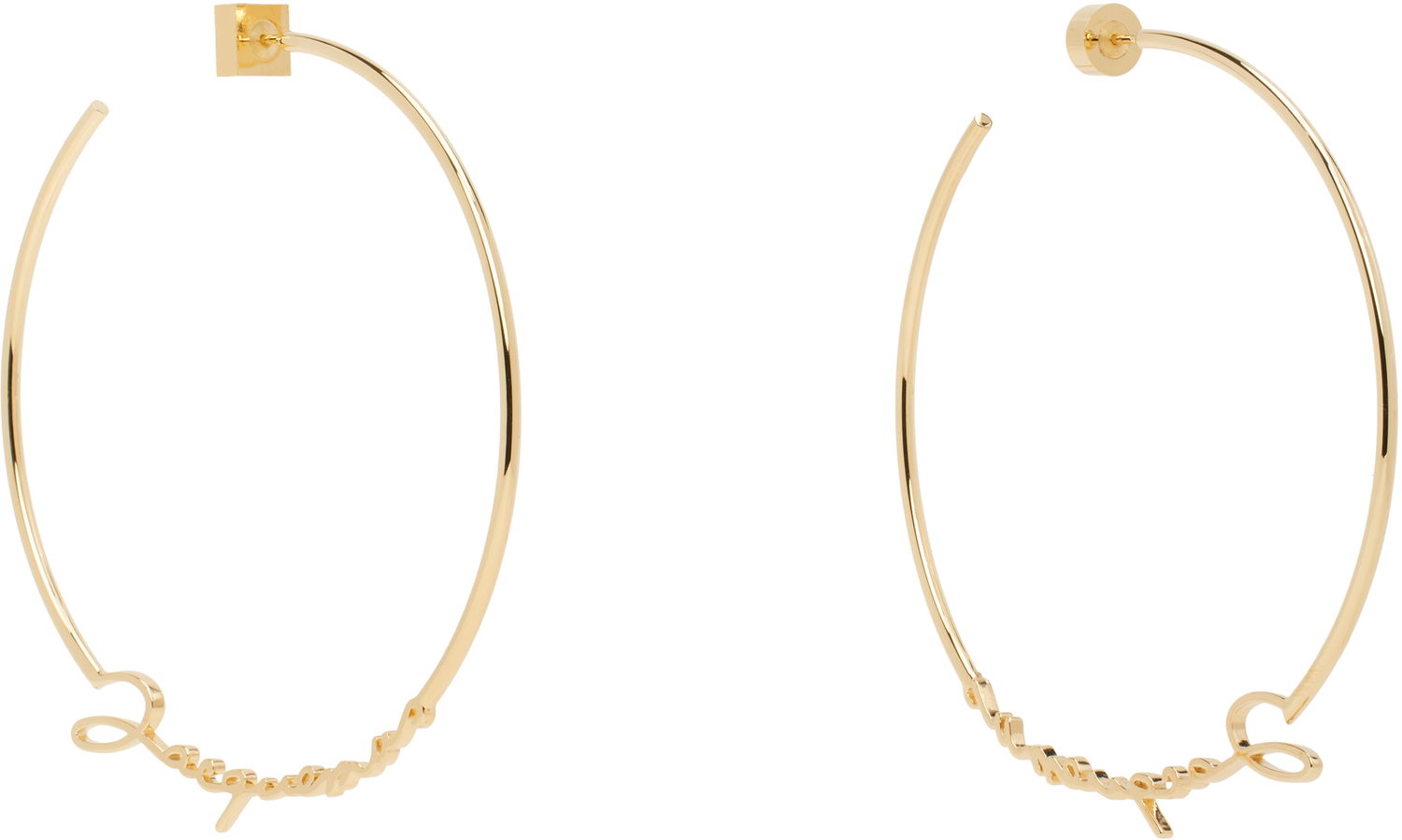 Náušnice Jacquemus Le Papier 'Les Creoles ' Earrings Béžová | 22H223JW328-5845, 1